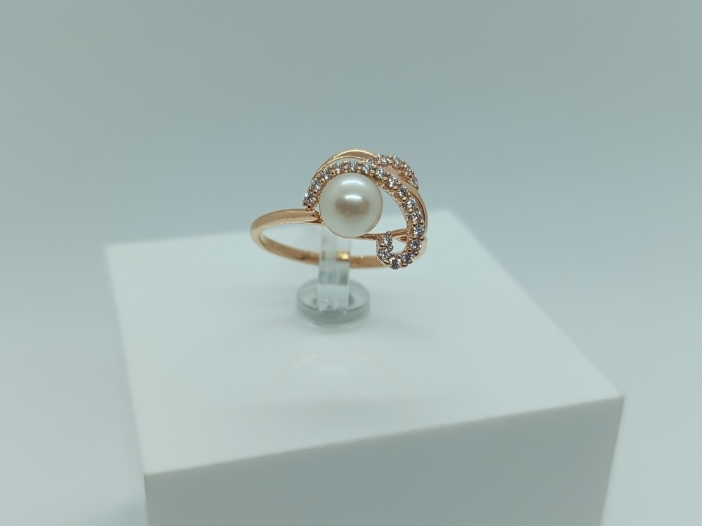 КОЛЬЦО С КАМНЯМИ (Au 585)