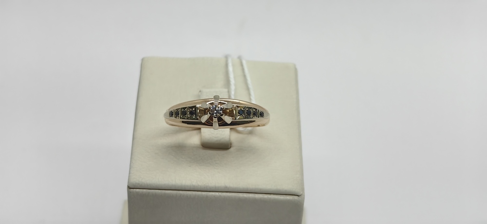 КОЛЬЦО БРИЛЛИАНТ Au 585