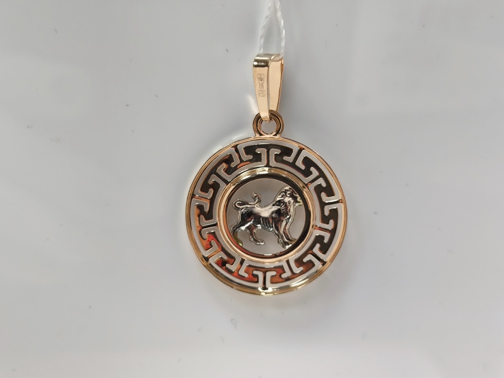 ПОДВЕСКА ЗНАК ЗОДИАКА ЛЕВ (Au 585)