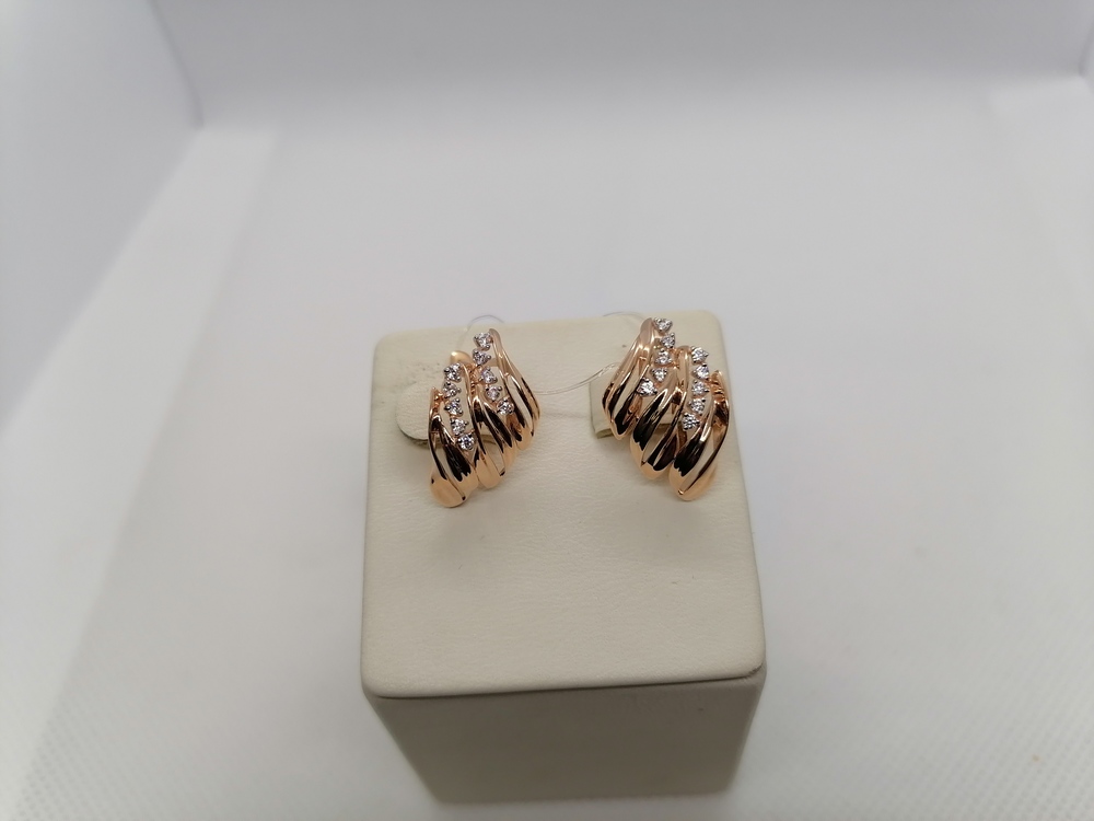 СЕРЬГИ С КАМНЯМИ (Au 585)