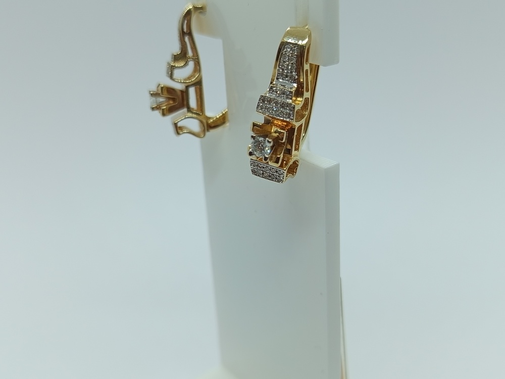 СЕРЬГИ БРИЛЛИАНТ Au 500