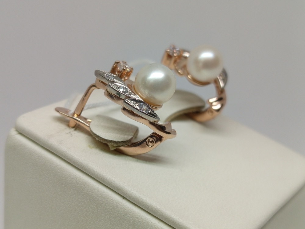 СЕРЬГИ С КАМНЯМИ (Au 585)