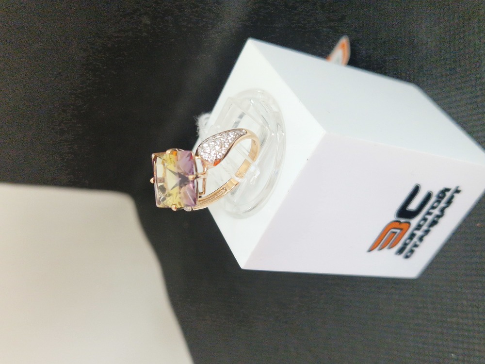 КОЛКМИ585 КОЛЬЦО С КАМНЯМИ (Au 585)