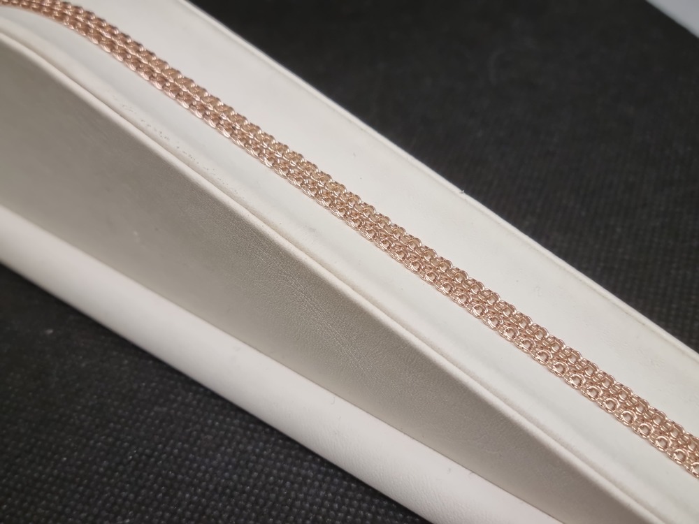 ЦЕПЬ ПУСТОТЕЛАЯ Бисмарк (Au 585)