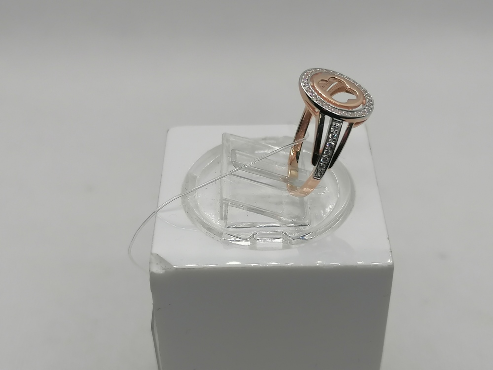 КОЛЬЦО С КАМНЯМИ (Au 585)