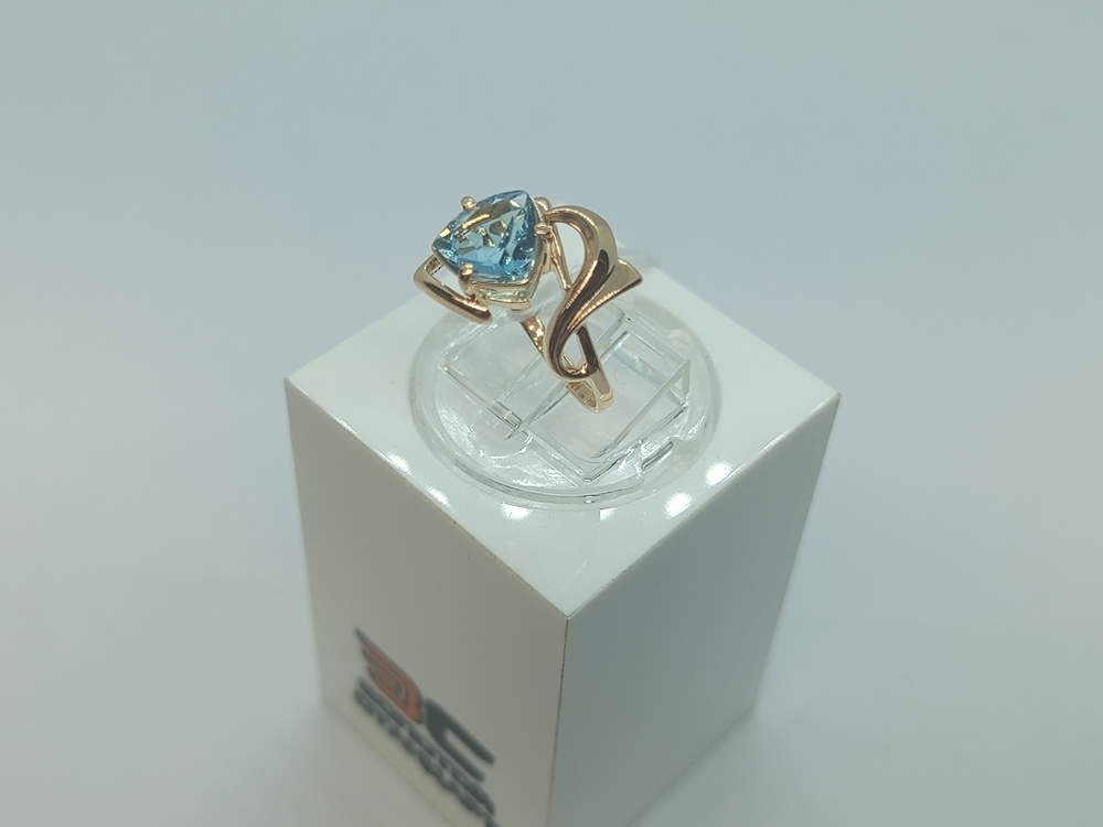 КОЛКМ585 КОЛЬЦО С КАМНЕМ (Au 585)