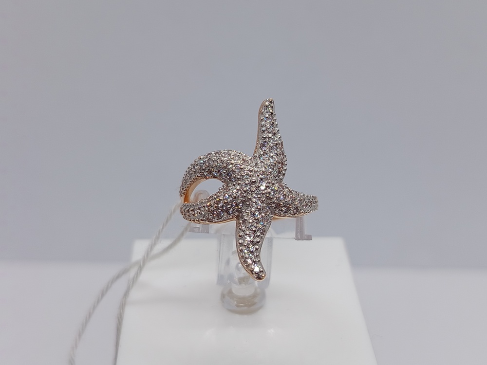 КОЛКМИ585 КОЛЬЦО С КАМНЯМИ (Au 585)