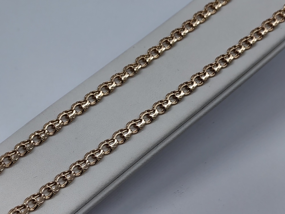 ЦЕПЬ ПОЛНОВЕСНАЯ Бисмарк (Au 585)