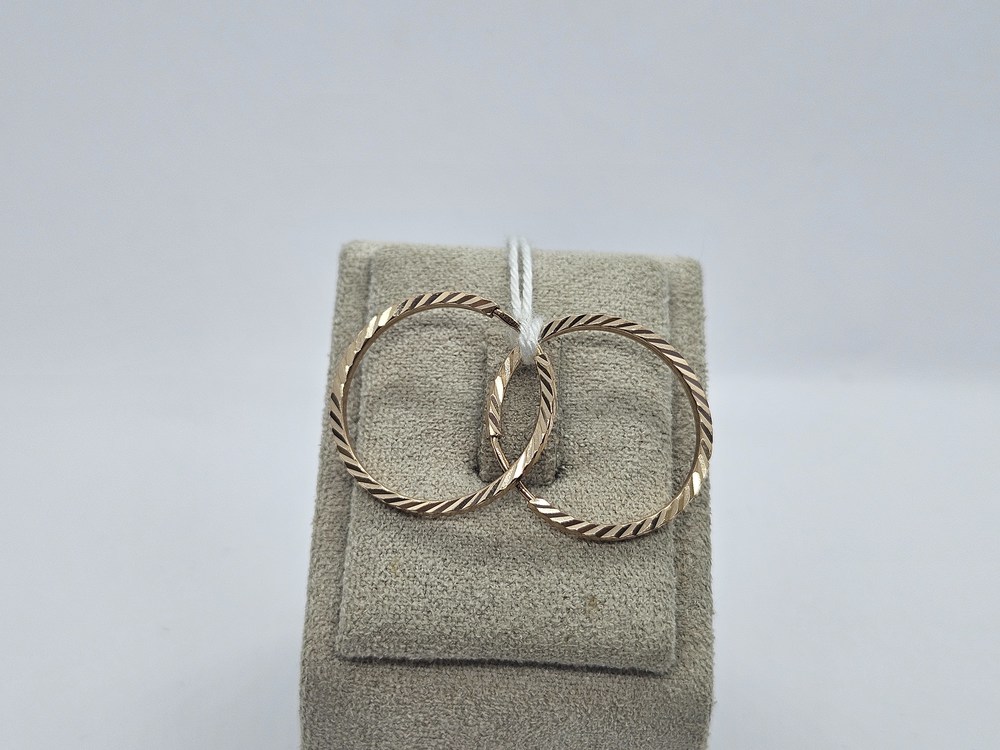 СКОН585 СЕРЬГИ КОНГО (Au 585)