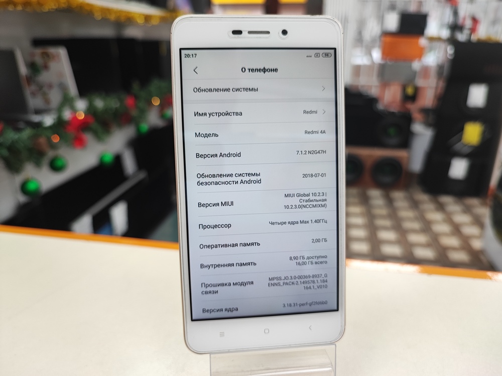 Смартфон Xiaomi Redmi 4 2/16