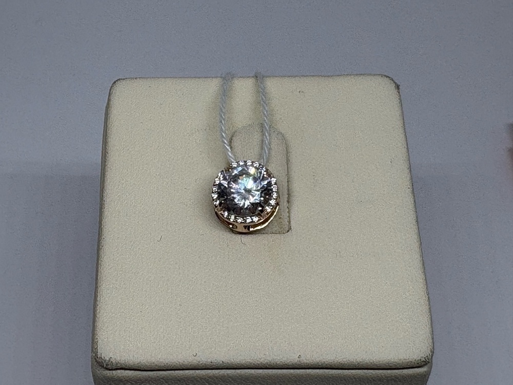 ПОДКМИ585 ПОДВЕСКА С КАМНЯМИ (Au 585)