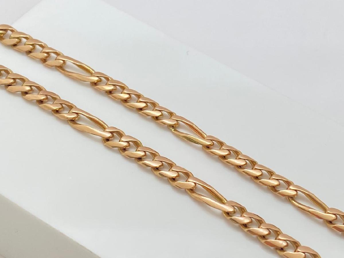 ЦЛФК585 ЦЕПЬ ПОЛНОВЕСНАЯ Фигаро(картье) (Au 585)
