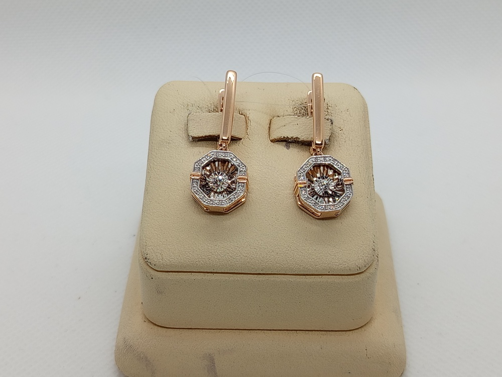 СЕРЬГИ БРИЛЛИАНТ (Au 585)