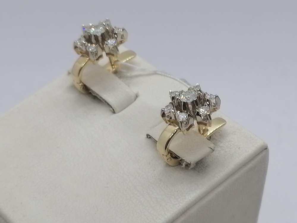 СЕРЬГИ БРИЛЛИАНТ (Au 585)