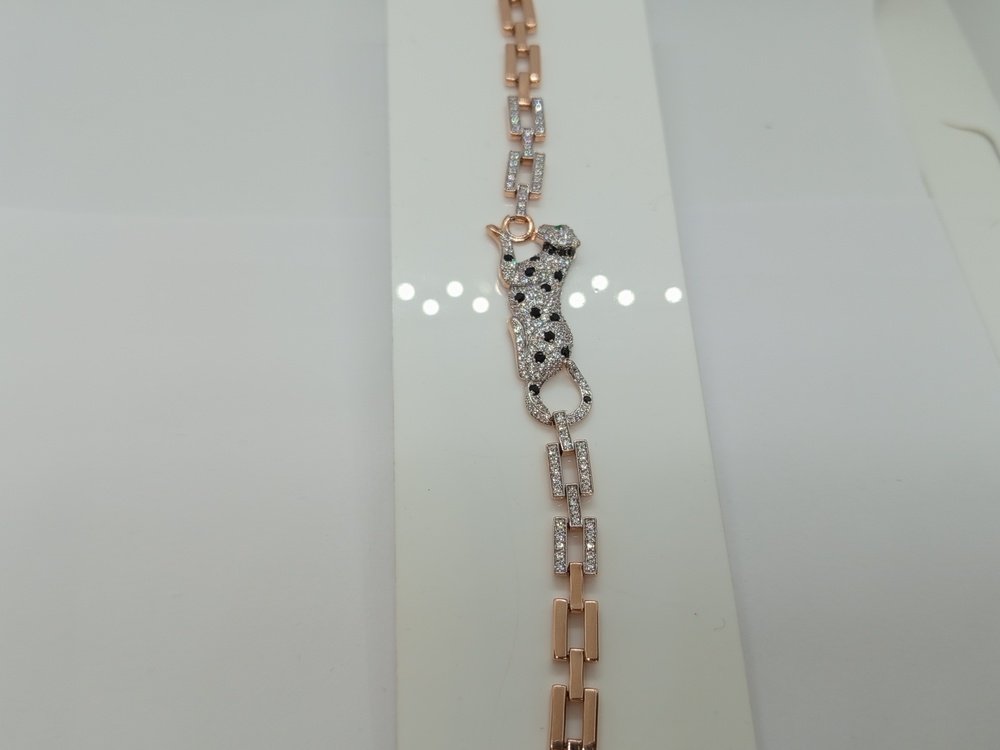 БРАСЛЕТ ФАНТАЗИЯ с камнями (Au 585)