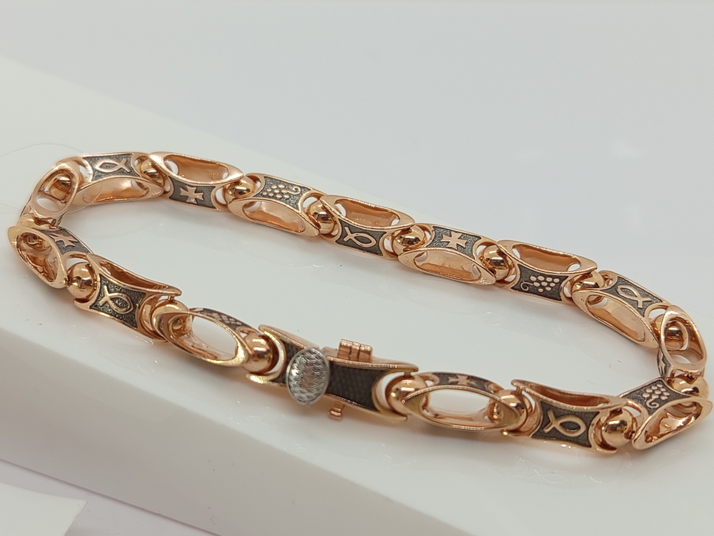 808-02118-10-00-00-00 БРАСЛЕТ ФАНТАЗИЯ без камня (Au 585)