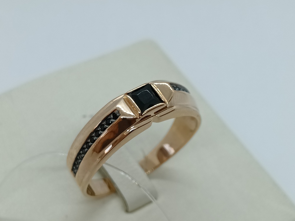 018408 КОЛЬЦО С КАМНЯМИ (Au 585)