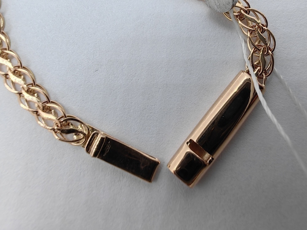 БРАСЛЕТ ПОЛНОВЕСНЫЙ Кайзер (Au 585)