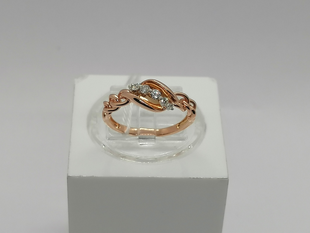 КОЛЬЦО БРИЛЛИАНТ Au 750