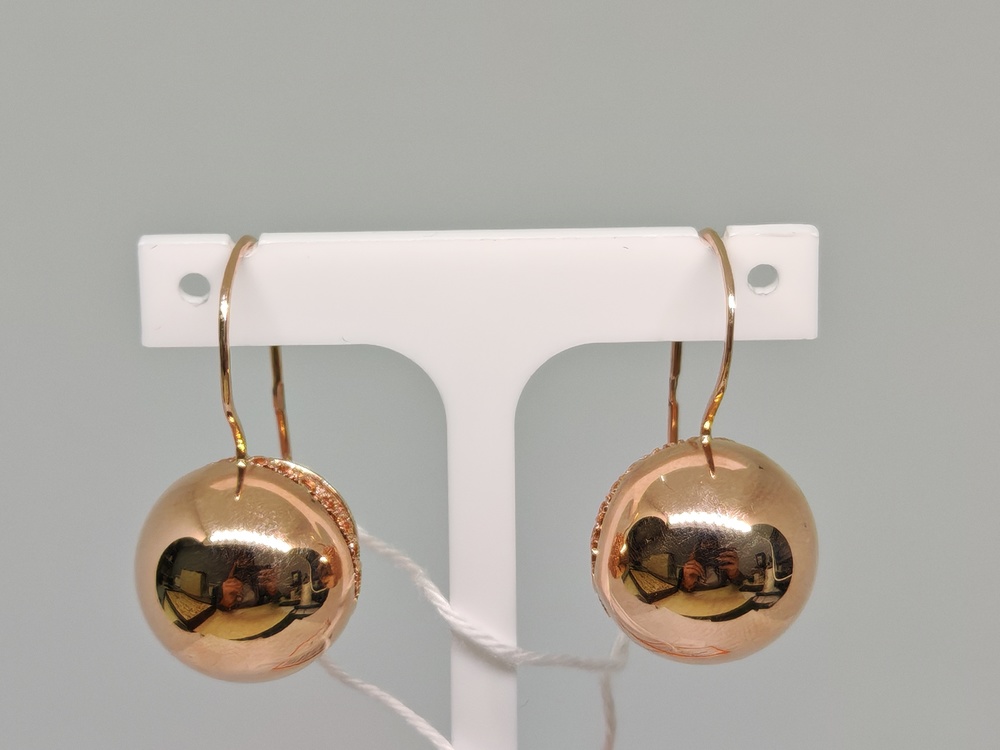 СШР585 СЕРЬГИ ШАРЫ (Au 585)