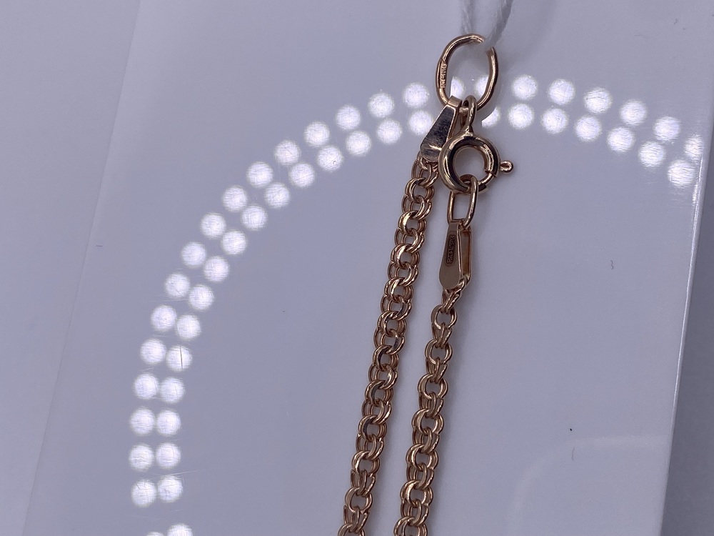 ЦПБС585 ЦЕПЬ ПУСТОТЕЛАЯ Бисмарк (Au 585)