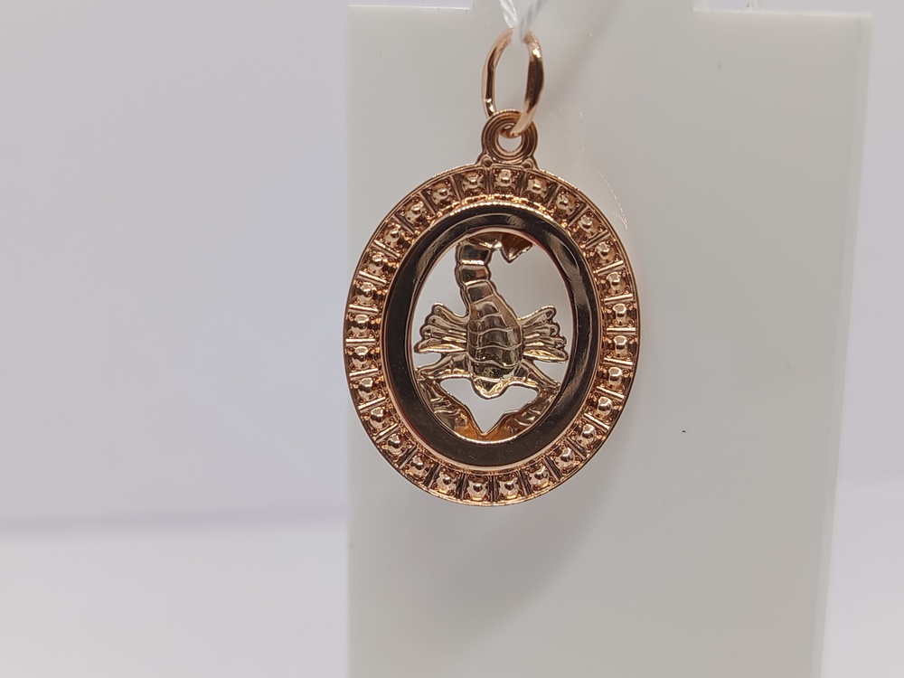 ПОДВЕСКА ЗНАК ЗОДИАКА РАК Au 585