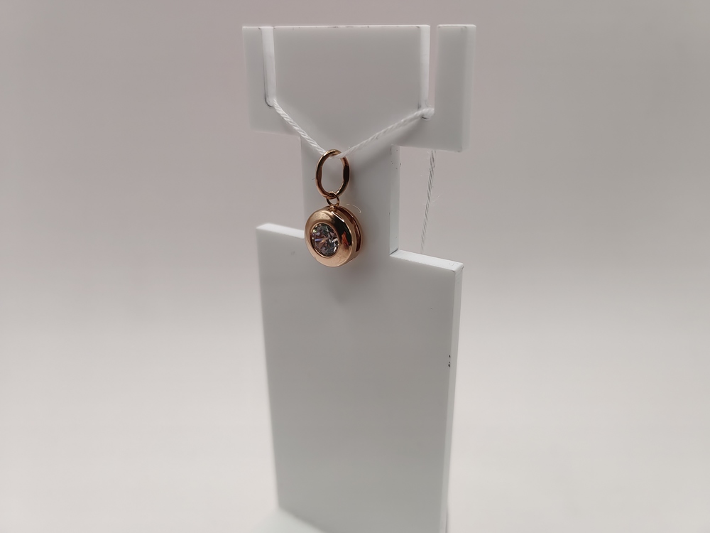 ПОДКМ585 ПОДВЕСКА С КАМНЕМ (Au 585)