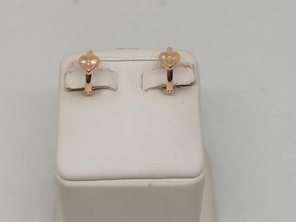 СЕРЬГИ БЕЗ КАМНЯ (Au 585)