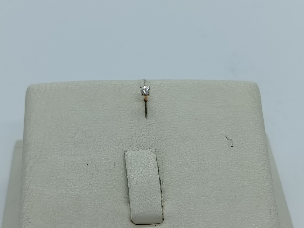 ПИРСИНГ С КАМНЕМ (Au 585)