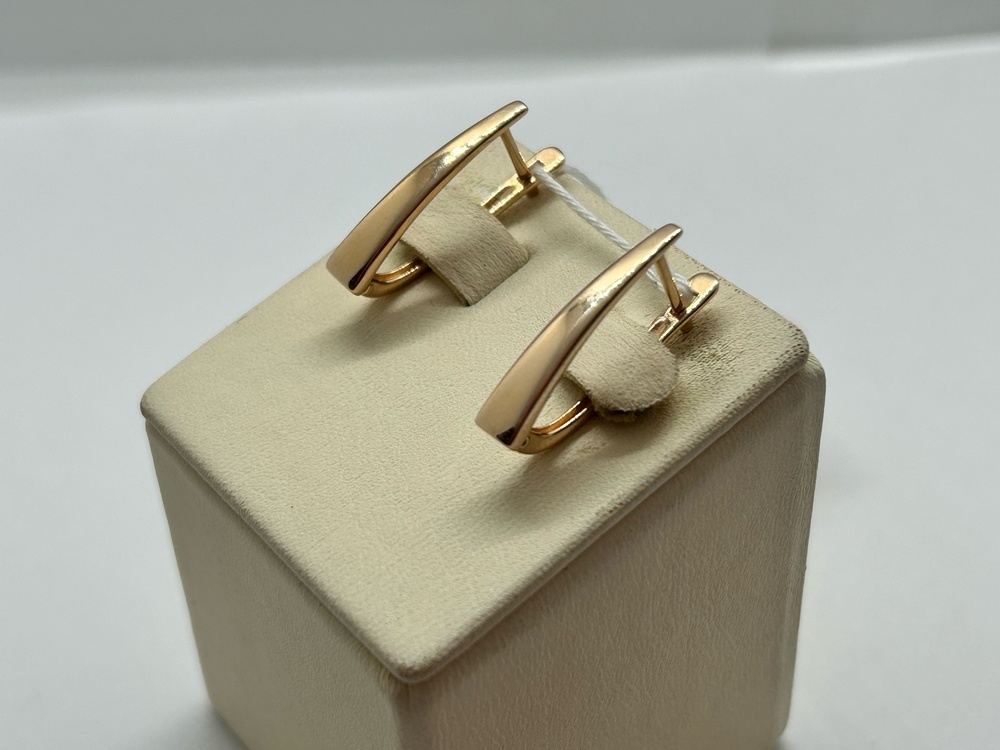 СБКМ585 СЕРЬГИ БЕЗ КАМНЯ (Au 585)