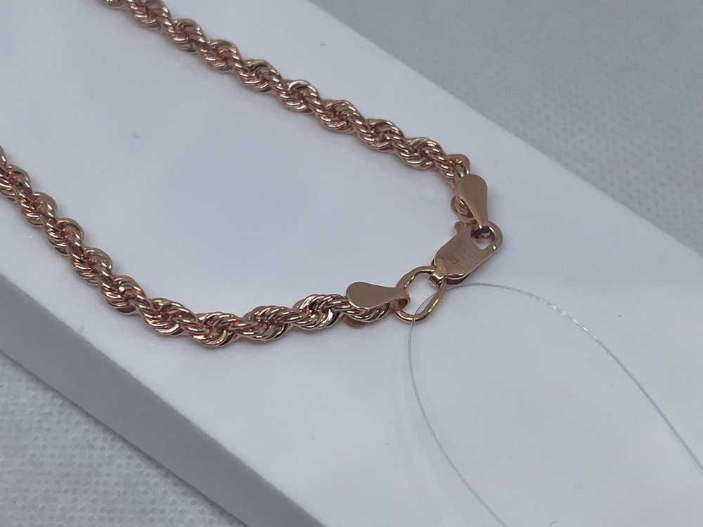 ЦЕПЬ ПУСТОТЕЛАЯ Веревка (Au 585)