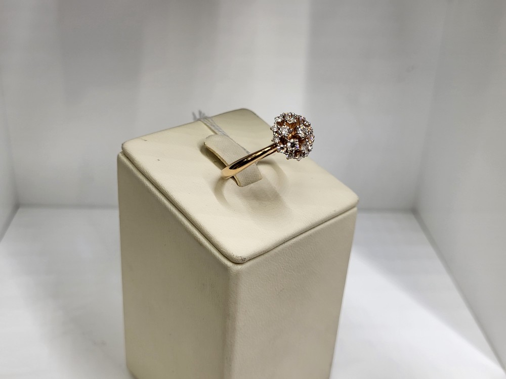 КОЛЬЦО БРИЛЛИАНТ Au 585