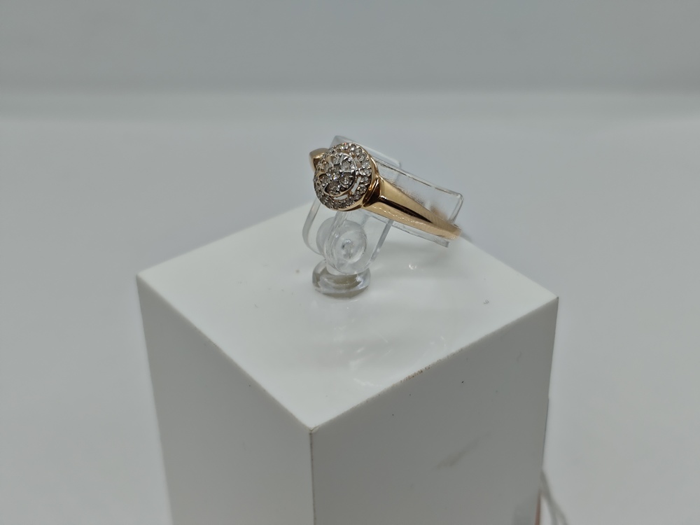 КОЛЬЦО БРИЛЛИАНТ Au 585