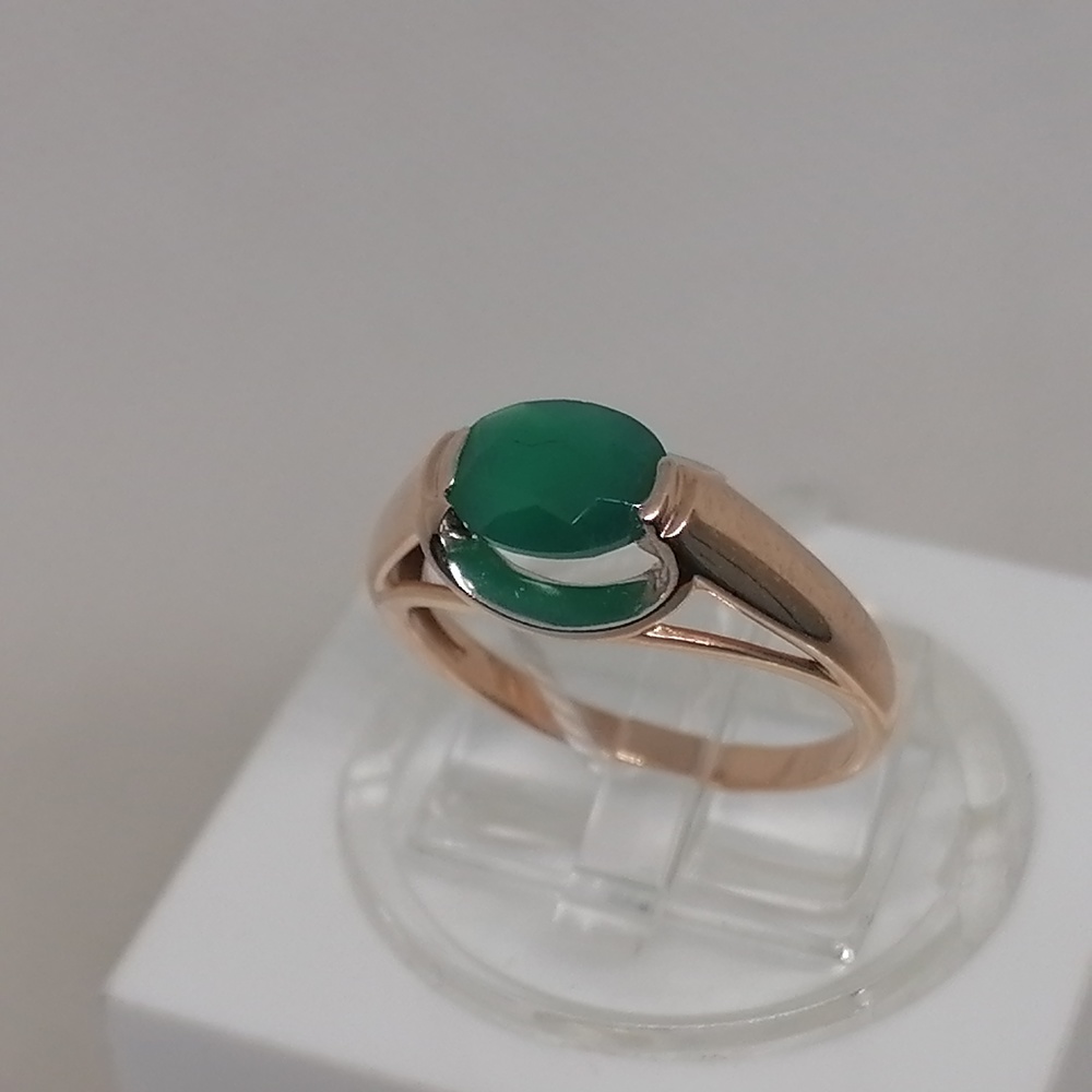 КОЛКМ585 КОЛЬЦО С КАМНЕМ (Au 585)