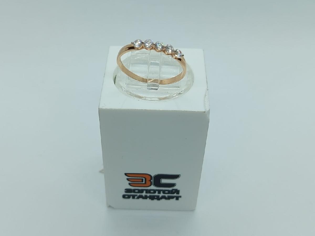 КОЛЬЦО С КАМНЯМИ (Au 585)