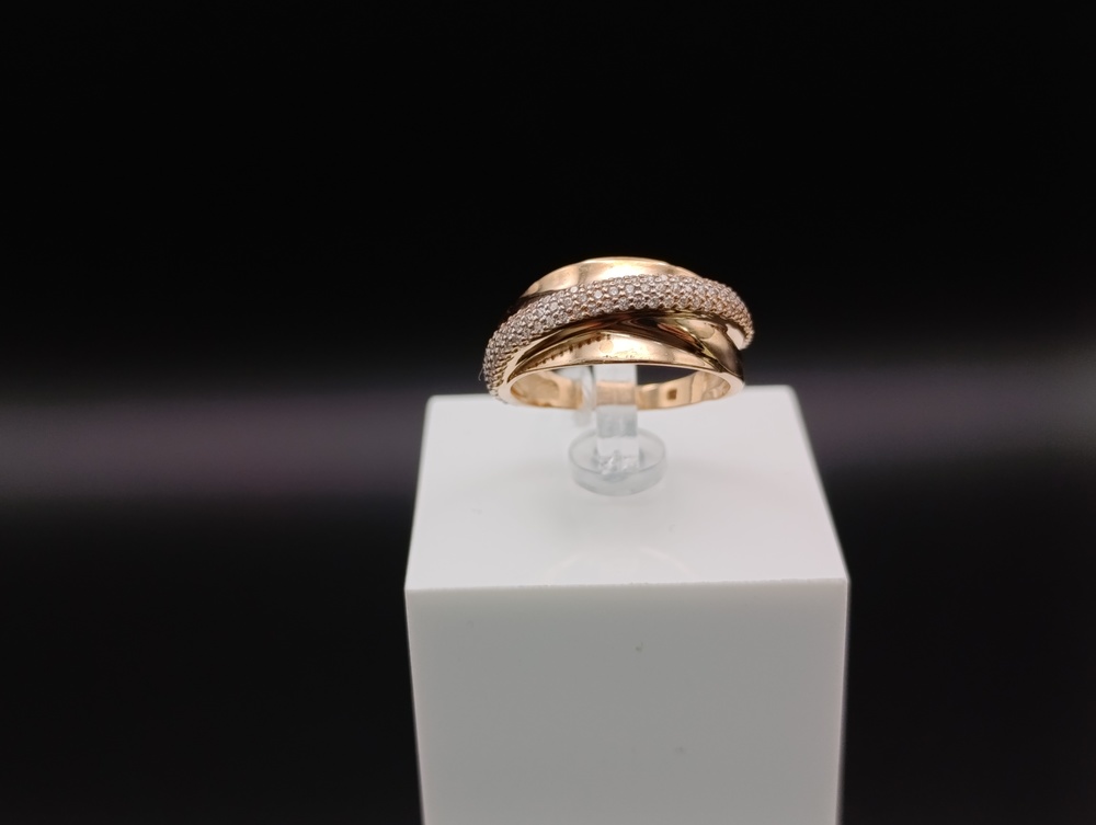 КОЛКМИ585 КОЛЬЦО С КАМНЯМИ (Au 585)