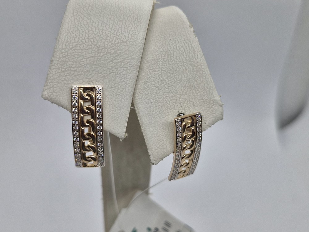 СЕРЬГИ С КАМНЯМИ (Au 585)