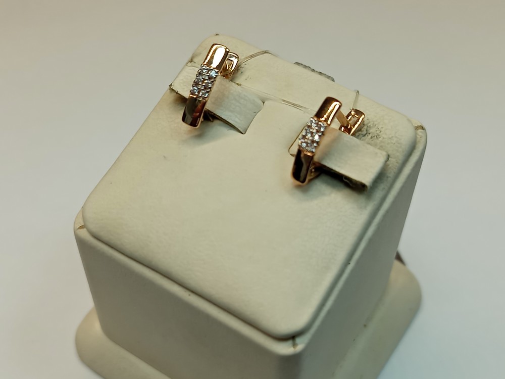 СЕРЬГИ С КАМНЯМИ (Au 585)