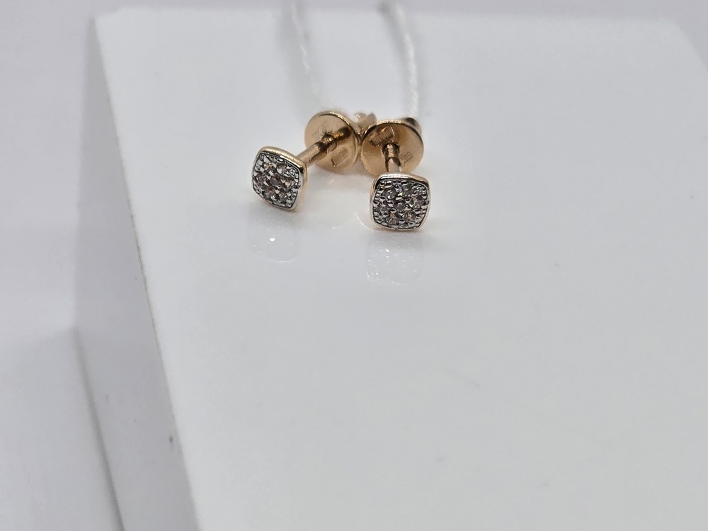 СПУС585 СЕРЬГИ ПУСЕТЫ (Au 585)