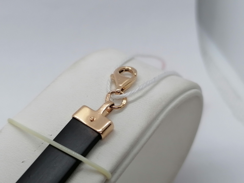 БРАСЛЕТ С КАУЧУКОМ Au 585