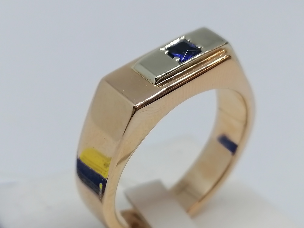 31-0310-С КОЛЬЦО ПЕЧАТКА с камнем (Au 585)