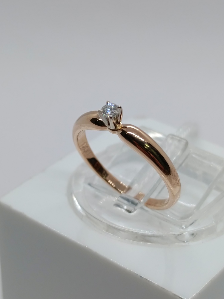 КОЛЬЦО БРИЛЛИАНТ Au 585