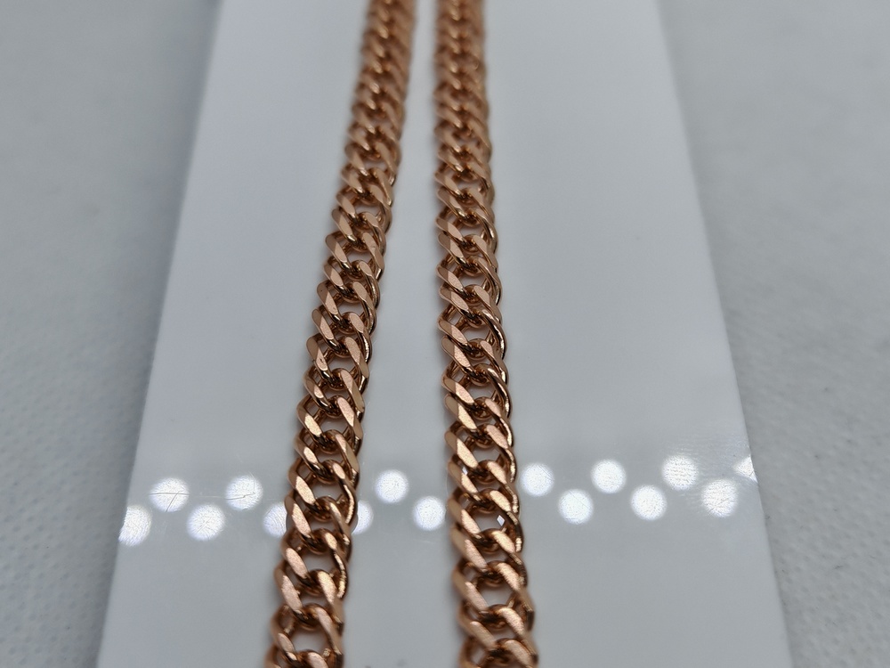 ЦЕПЬ ПОЛНОВЕСНАЯ Ромб двойной (Au 585)