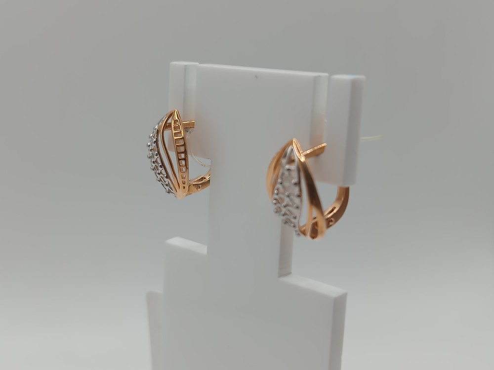 СЕРЬГИ БЕЗ КАМНЯ (Au 585)