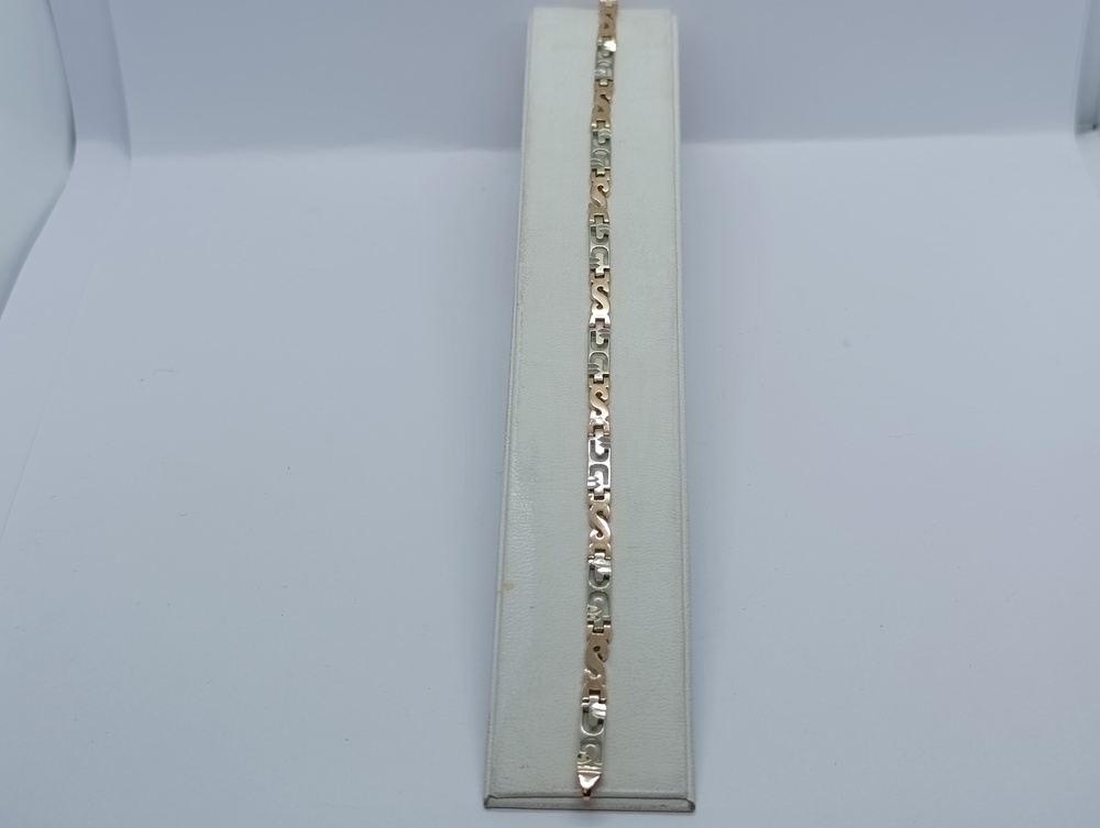 БРАСЛЕТ ПОЛНОВЕСНЫЙ Фантазия Au 585