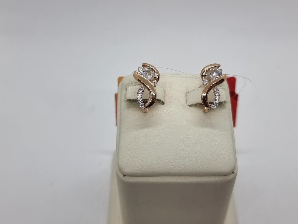 СЕРЬГИ С КАМНЯМИ (Au 585)