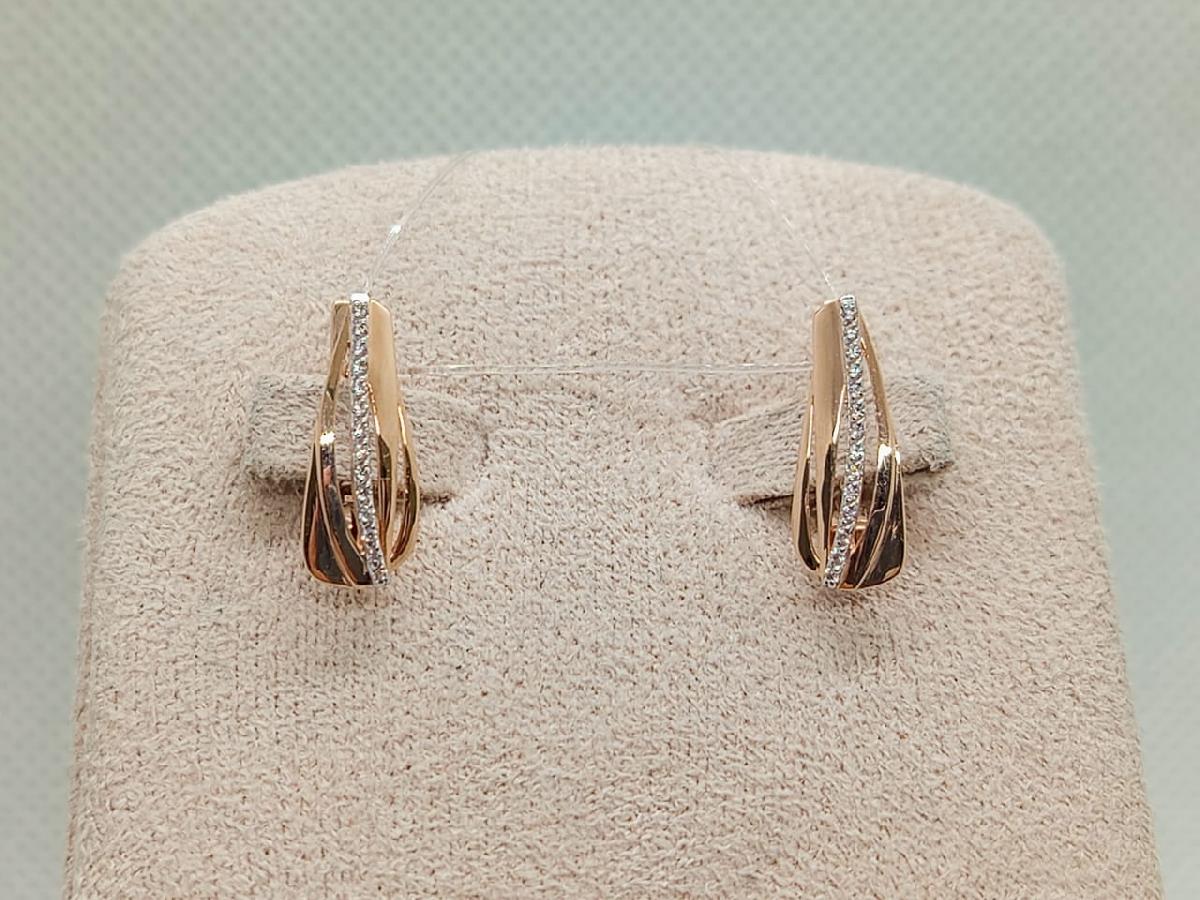 СЕРЬГИ С КАМНЯМИ (Au 585)