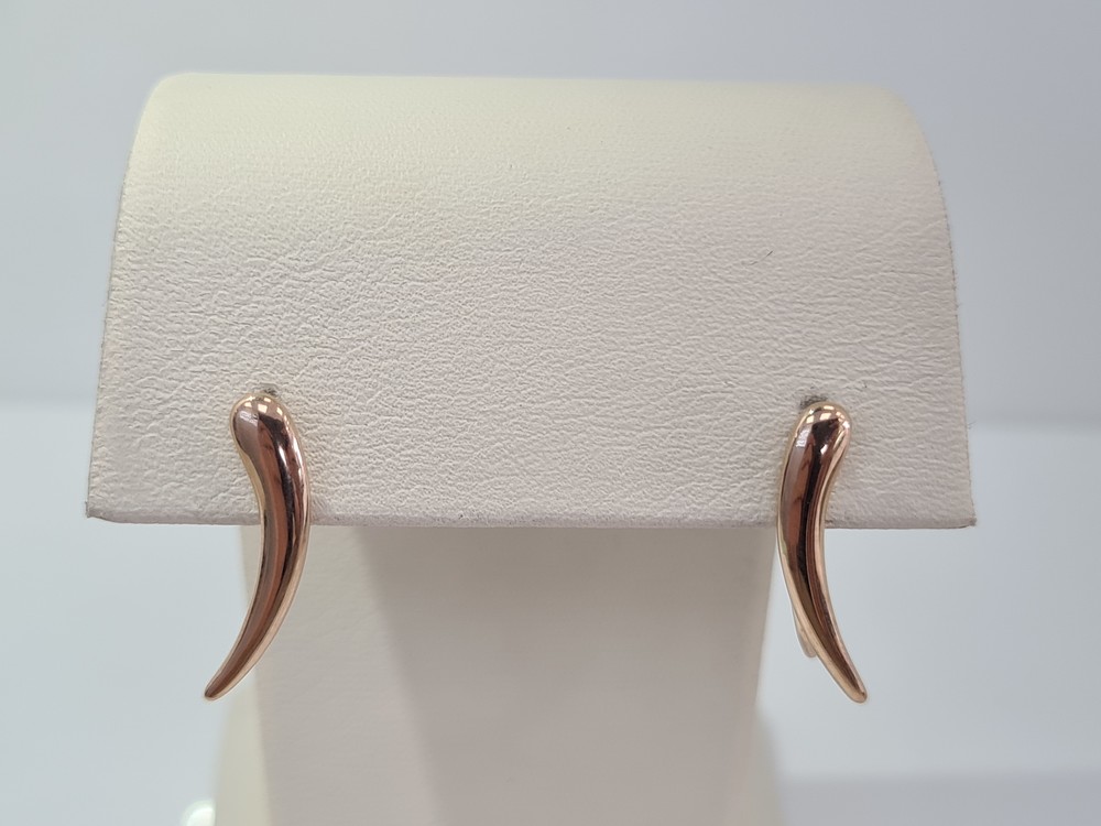 028561 СЕРЬГИ КАФФЫ без камня (Au 585)