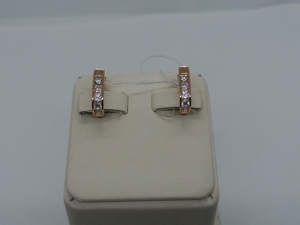 СЕРЬГИ С КАМНЯМИ (Au 585)