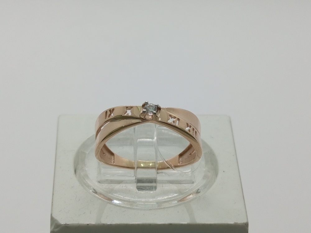 КОЛЬЦО С КАМНЕМ (Au 585)